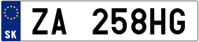 Truck License Plate